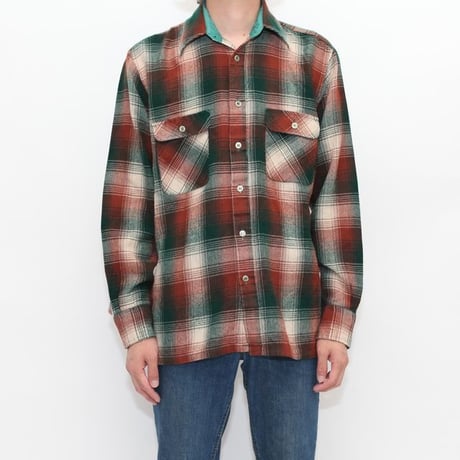 Ombre Check Acrylic L/S Shirt