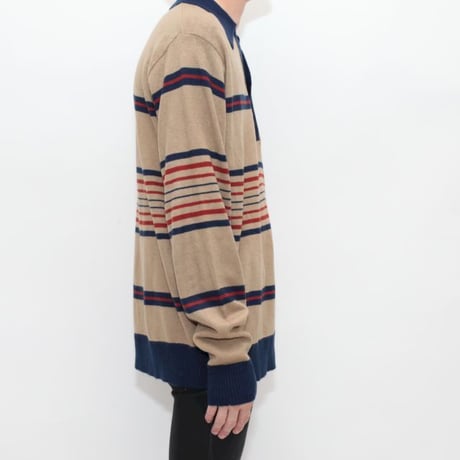 Vintage Knit Polo L/S Shirt