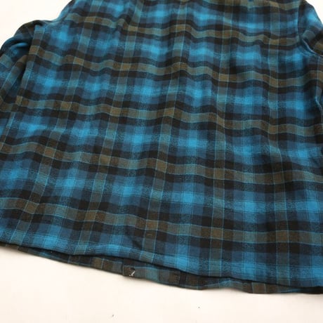 60s Pendleton Wool Plaid Loop Shirt