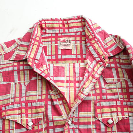 50's Levi's Western Shirt "Short Horn"