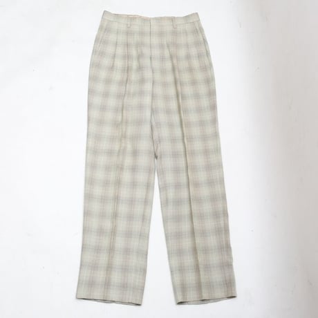 2Tuc Plaid Slacks