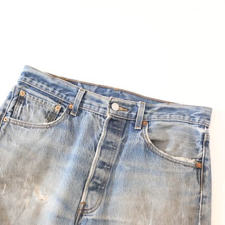 Levi's 501 Damage Denim Pants