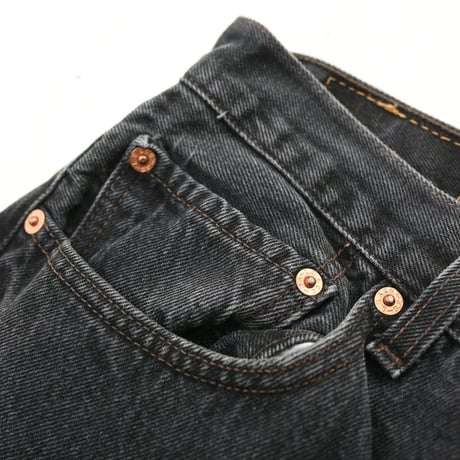 Levi's 501 Black Denim Pants MADE IN MEXICO