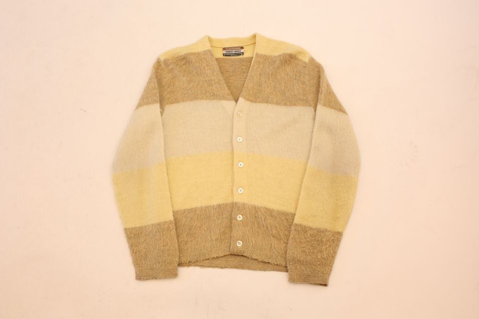 60's Robert Bruce Mohair Knit Cardigan | Strato