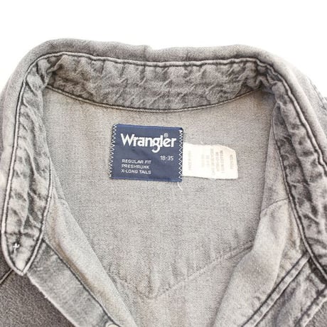Wrangler Black Denim L/S Shirt