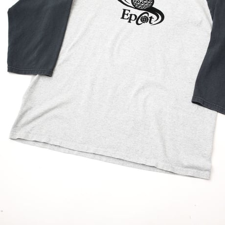 90s Disney Epcot Raglan Sleeve T-Shirt Made in USA