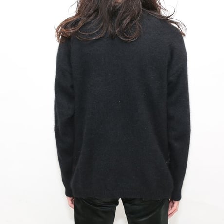 Angora Rabbit Hair × Lambs Wool Knit Sweater