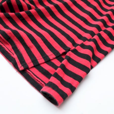 Red × Black Border L/S T-Shirt