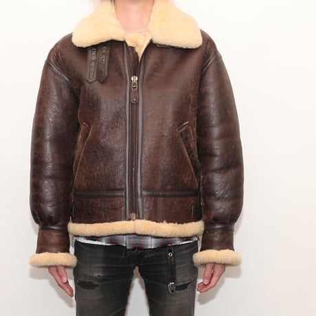 B-3 Mouton Leather Jacket