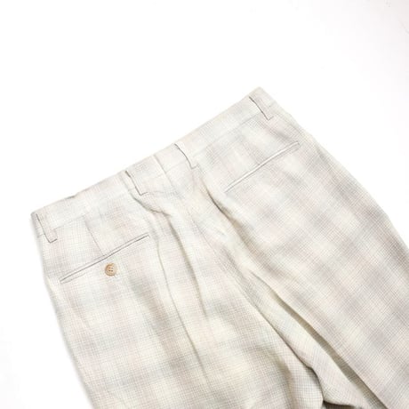 2Tuc Plaid Slacks