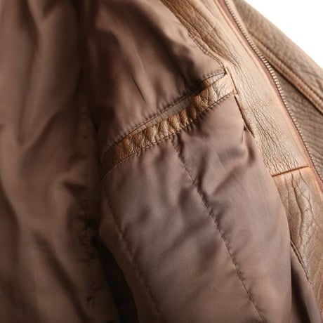 Vintage Brown Leather Jacket