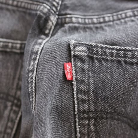 90's Levi's 501 Black Denim Pants MADE IN FRANCE