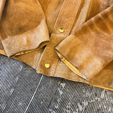 Suede Trucker Jacket Reversible