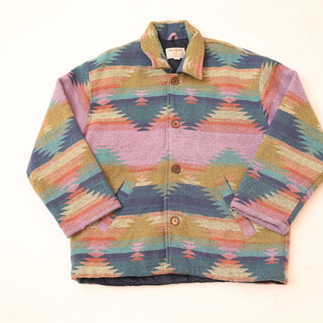 Native Pattern Wool Jacket