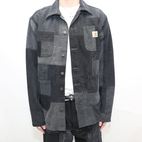 Carhartt Patchwork Remake Black Denim Jacket