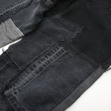Levi's Patchwork Remake Black Denim Pants