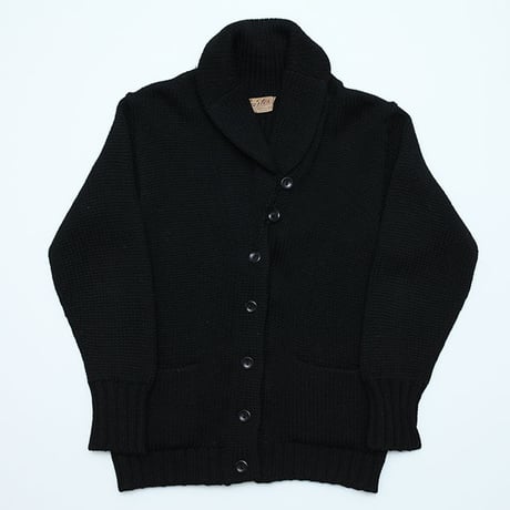 ヴィンテージ ショールカラーカーディガン ブラック Vintage
