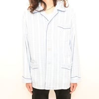 Stripe Pattern Pajama Shirt