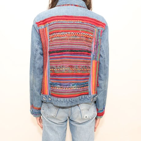 Chico's Design Embroidery Denim Jacket