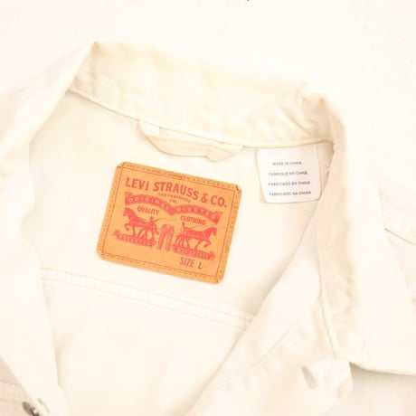 Levi's White Denim Jacket