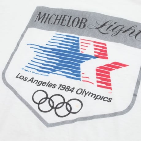 Vintage Ringer T-Shirt "Michelob 1984 Olympics"