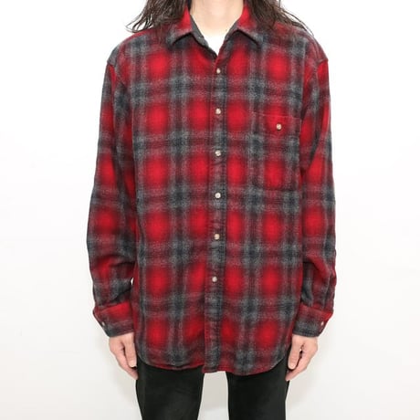 Pendleton Ombre Plaid Wool Shirt