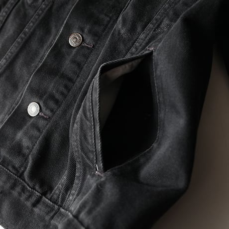 Levis Black Denim Trucker Jacket