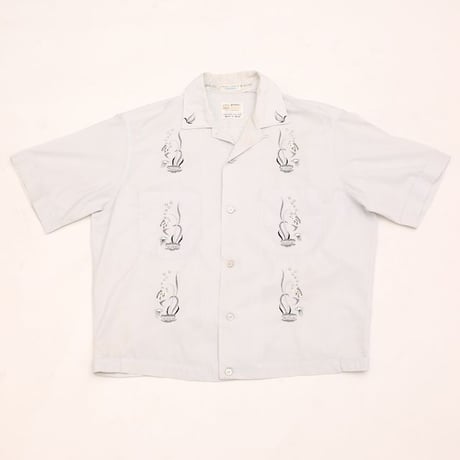 70's Pearl of the Orient Open Collar S/S Shirt