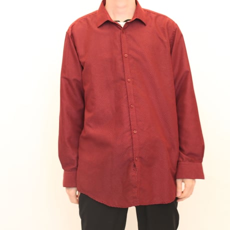 Polka Dot Pattern L/S Shirt