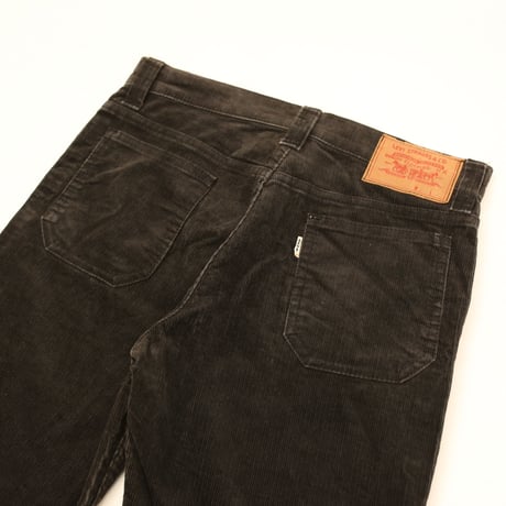 Levi's Black Corduroy Flared Pants Big E