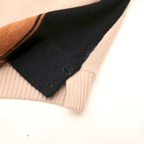 Vintage Stripe Pattern Knit Cardigan