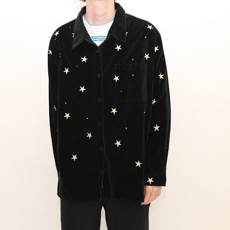 Embroidery Velour Shirt