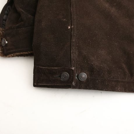 Old Gap Suede Boa Jacket