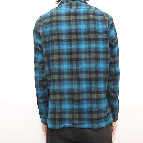 60s Pendleton Wool Plaid Loop Shirt