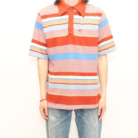 70's HANG TEN Polo S/S Shirt