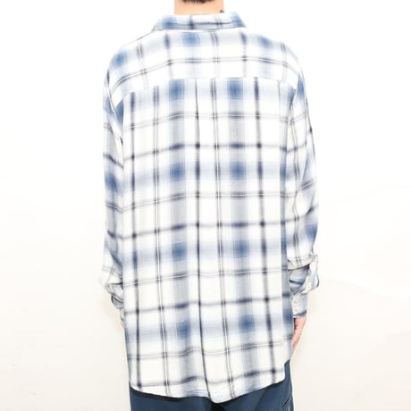 Rayon Checked Pattern Shirt