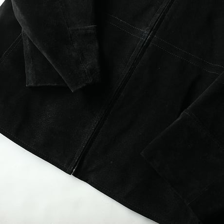 Black Suede Leather Jacket