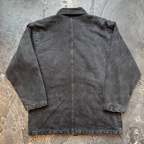 90s LA GATE Coverall Black Denim Coverall Jacket MADE IN USA