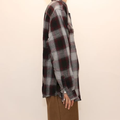 Ombre Check Flannel Shirt