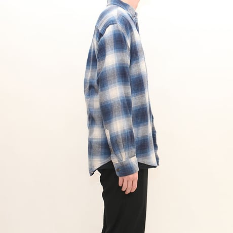 Ombre Checker Flannel Shirt
