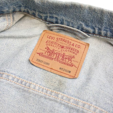 90s Levi's 70507-0389 Relaxed Trucker Jacket USA