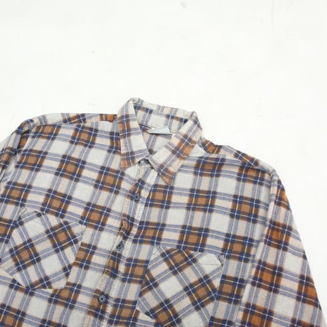 Plaid Print Flannel Shirt