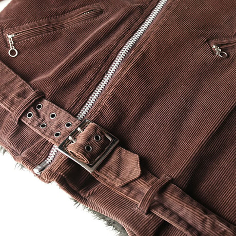 Corduroy Boa Rideres Jacket