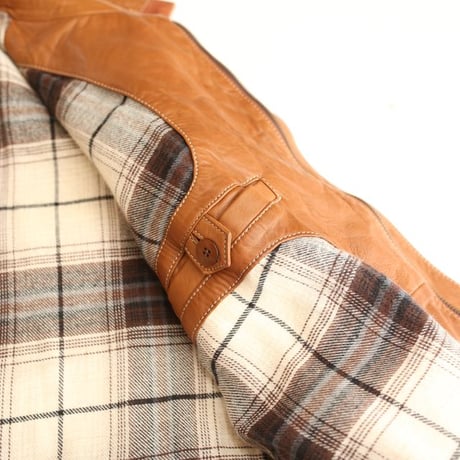 Suede Leather Design Jacket Made in SPAIN Loose Silhouette