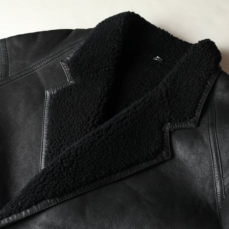 Black Mouton Coat