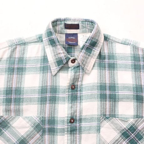 80's Print Flannel Plaid Shirt