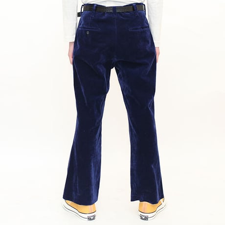 Velvet Boots-cut Pants