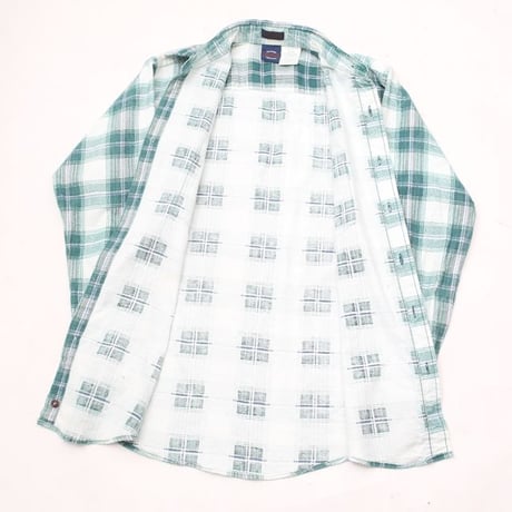 80's Print Flannel Plaid Shirt