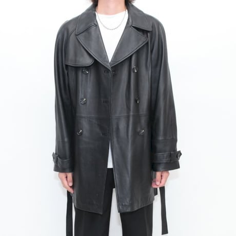 Leather Trench Coat
