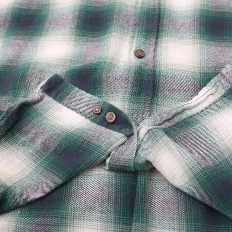 CHAPS Ombre Plaid Cotton Flannel Shirt